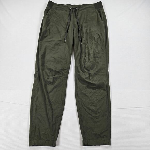 Athleta Midtown Ankle Featherweight Stretch Pant in Green Women's Size 6 - Picture 1 of 7